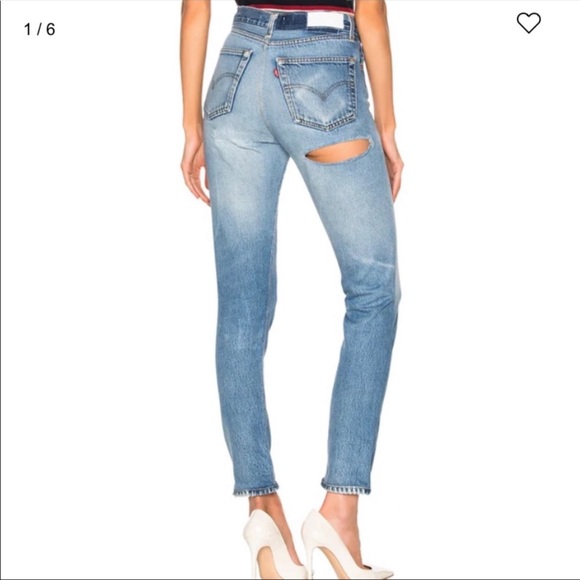 Redone\ Levi’s Ass Rip high rise re/done - Picture 4 of 13